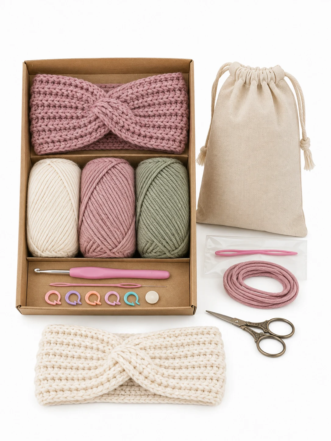 Crochet Headband Kit for Beginners