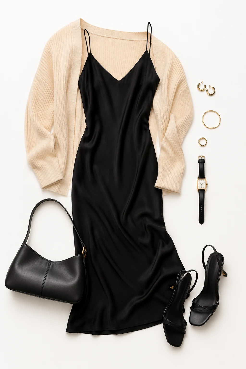 The ’90s Minimalist Dress: Slip Dress and Knit — everyday outfits women style outfit
