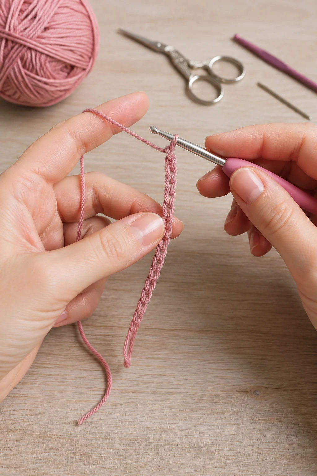 hands actively performing the