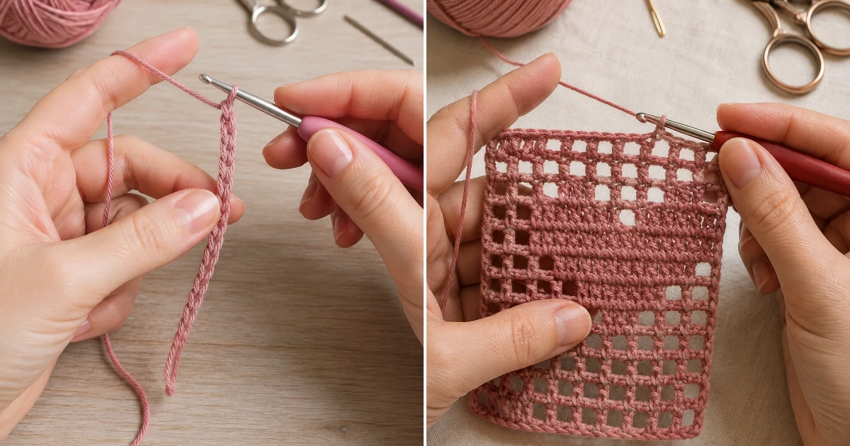 Filet crochet patterns — Easy Step-by-Step Tutorial filet crochet patterns
