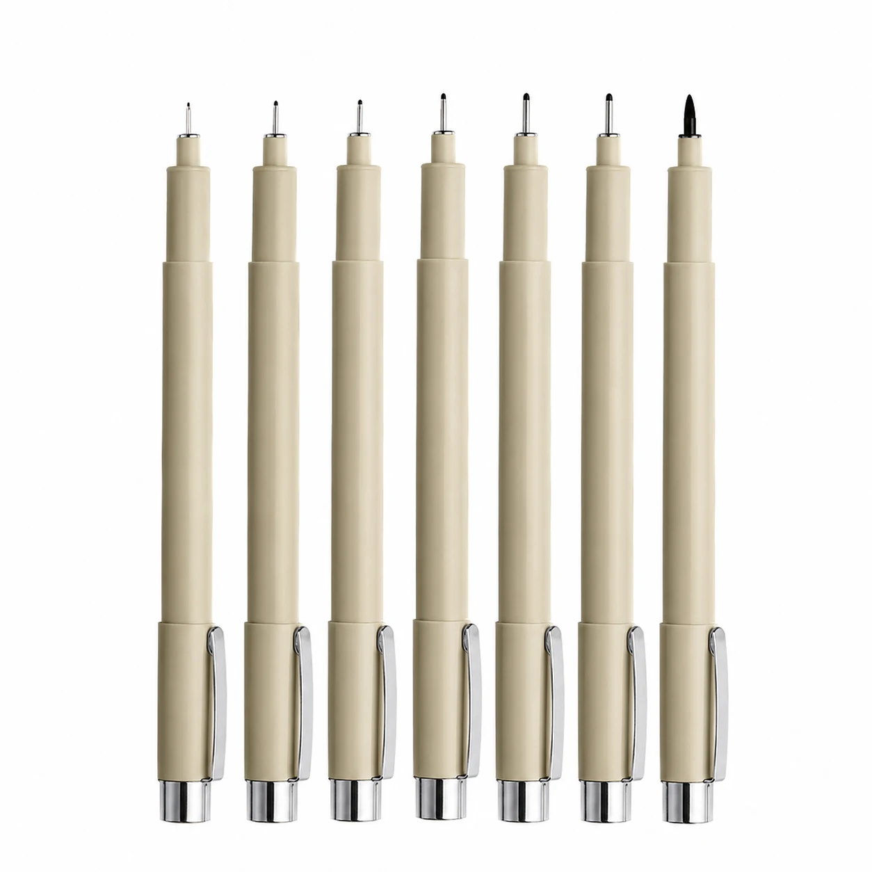 SAKURA Pigma Micron Fineliner Pens, Assorted Point Sizes, 8-Pack