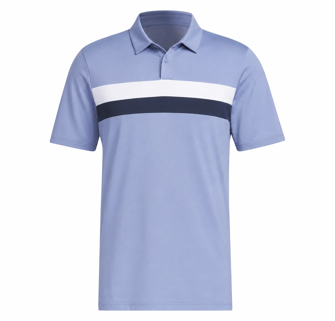 Adidas Golf Ultimate365+ Three Color Stripe Polo Shirt