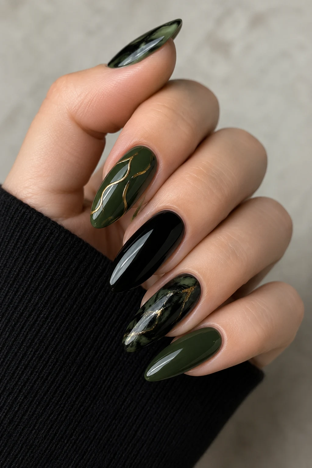Introduction — green and black nail ideas style outfit