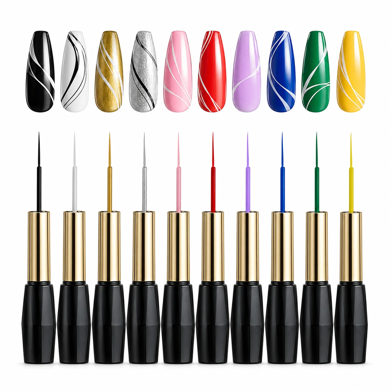 Beetles Gel Nail Art Liner Paint Set