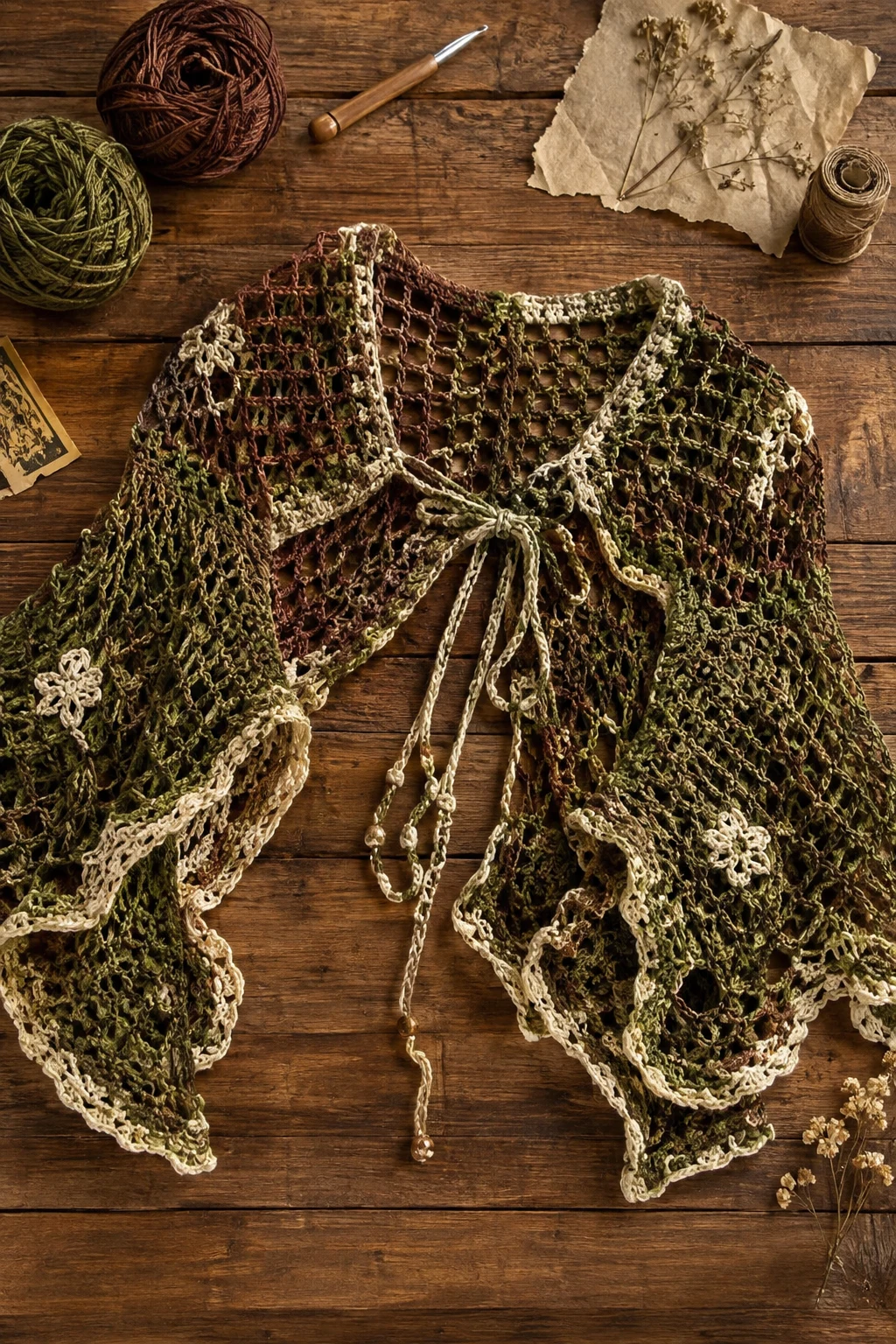 Fairy Grunge Crochet Shrug — grunge crochet ideas style outfit