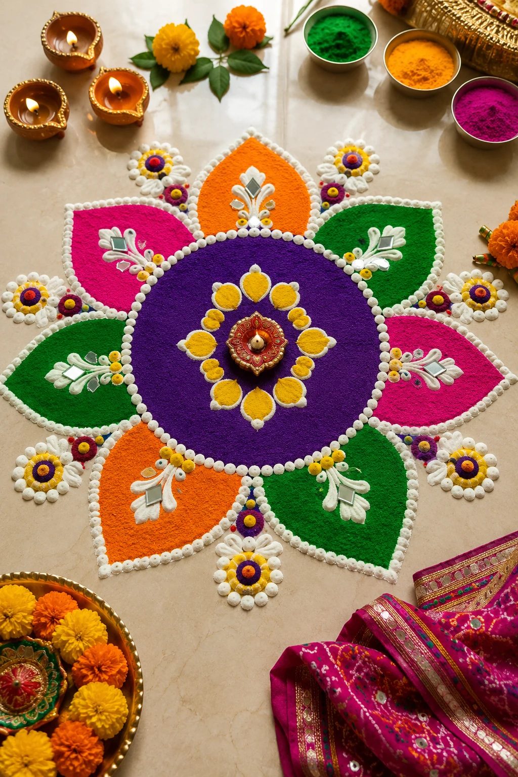 Latest Rangoli Designs Creative for Navratri — latest rangoli designs creative style outfit