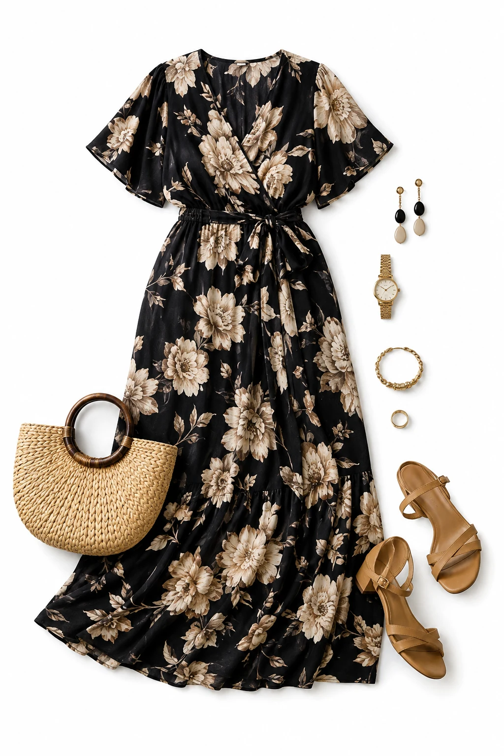 The Plus-Size Maxi With a Defined Waist — Maxi Dress Pattern style outfit