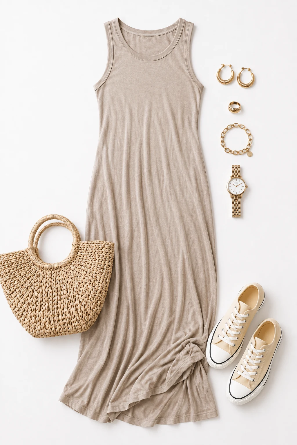 The Sleeveless Tank Maxi for Everyday Life — Maxi Dress Pattern style outfit