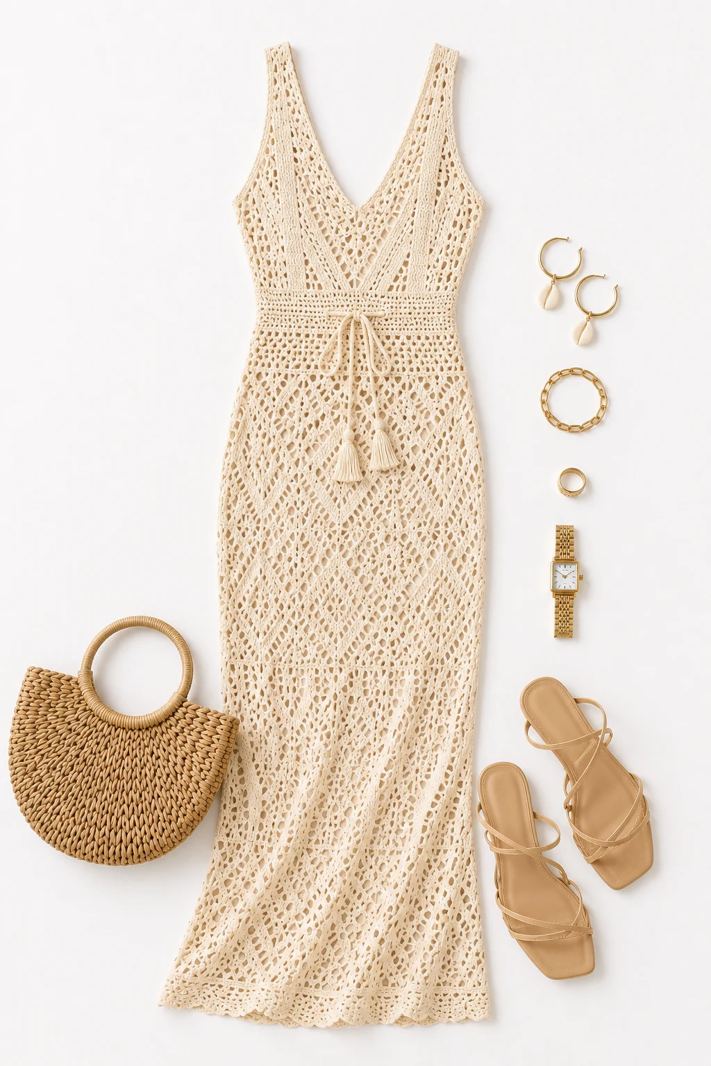 The Crochet Maxi That Screams Vacation — Maxi Dress Pattern style outfit