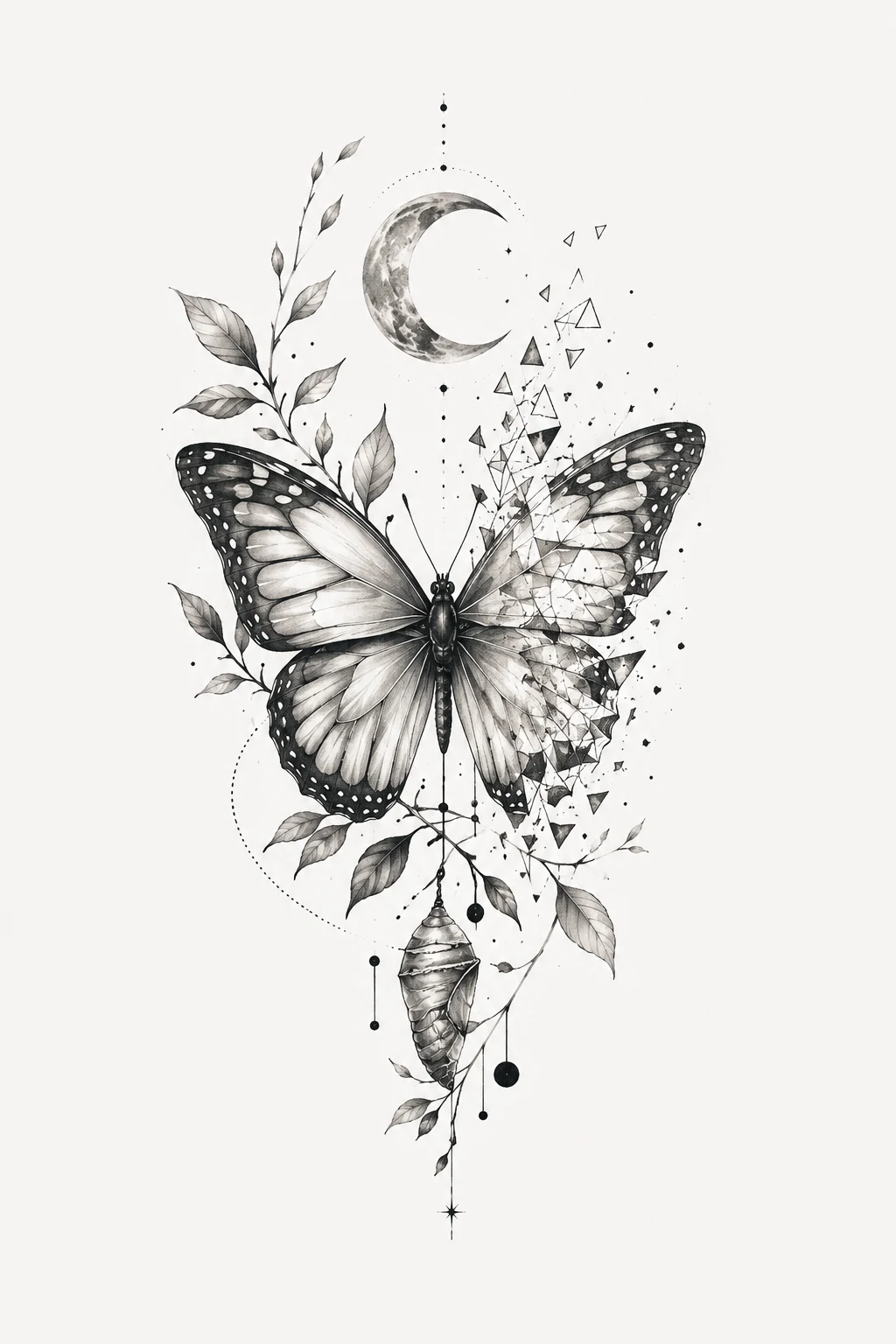 The Metamorphosis Butterfly — meaningful butterfly tattoo style outfit