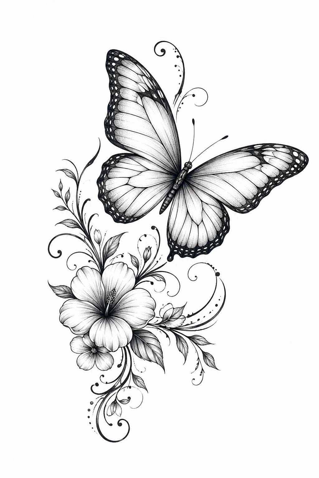 Butterfly With a Name or Initial — meaningful butterfly tattoo style outfit