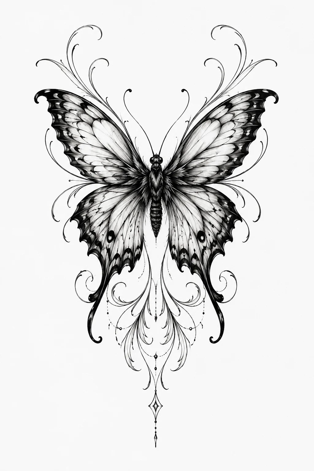 The Papillon-Inspired Butterfly — meaningful butterfly tattoo style outfit