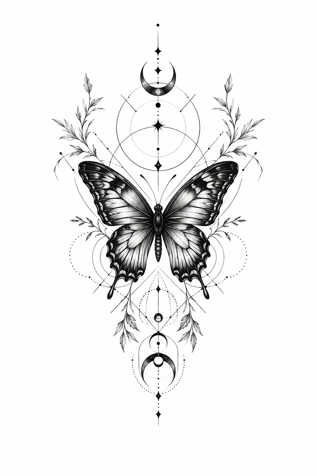 Mens Butterfly Tattoo Hand Design — mens butterfly tattoo style outfit, worn by a stylish man