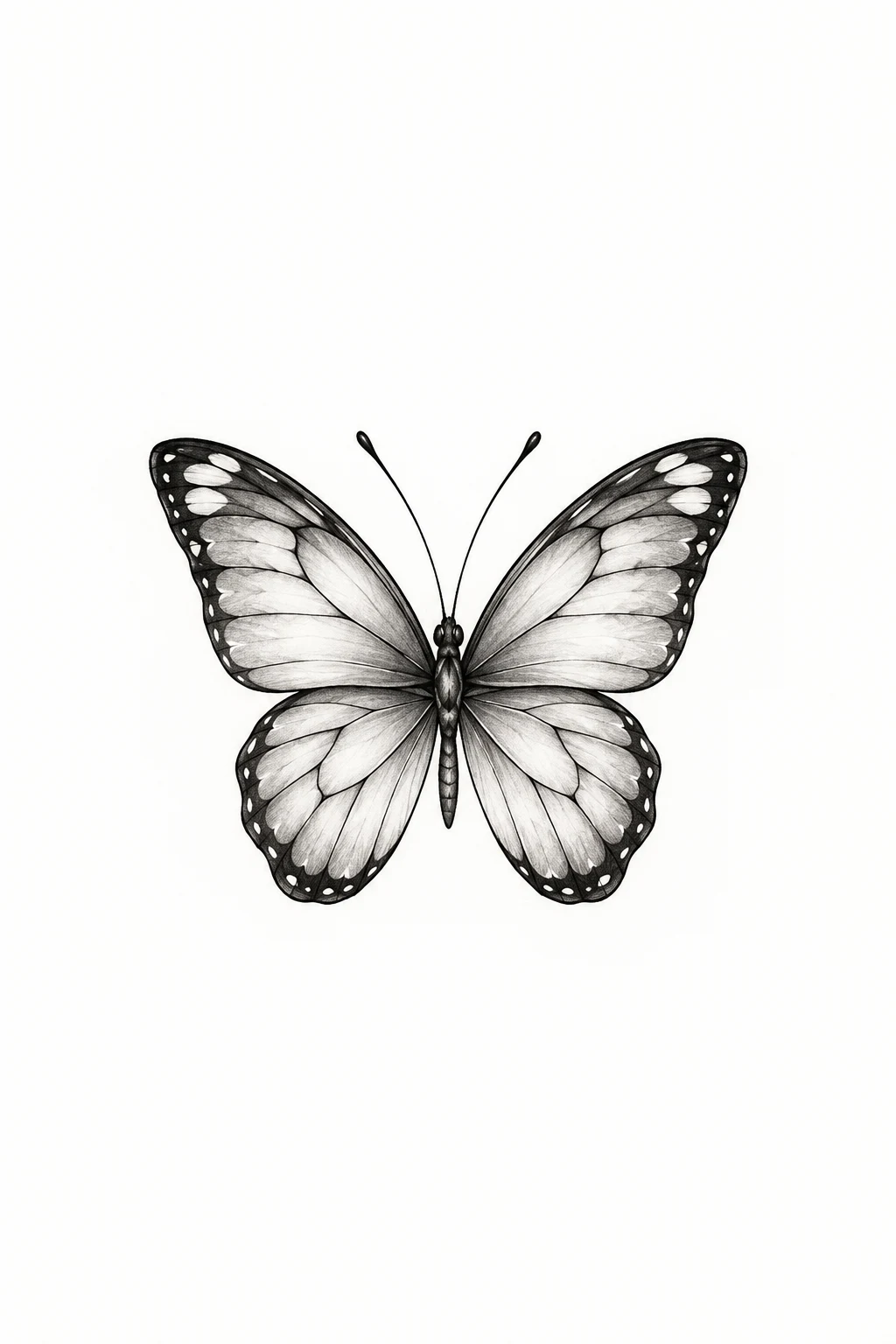 Tiny White-Accent Butterfly — mini butterfly tattoo style outfit