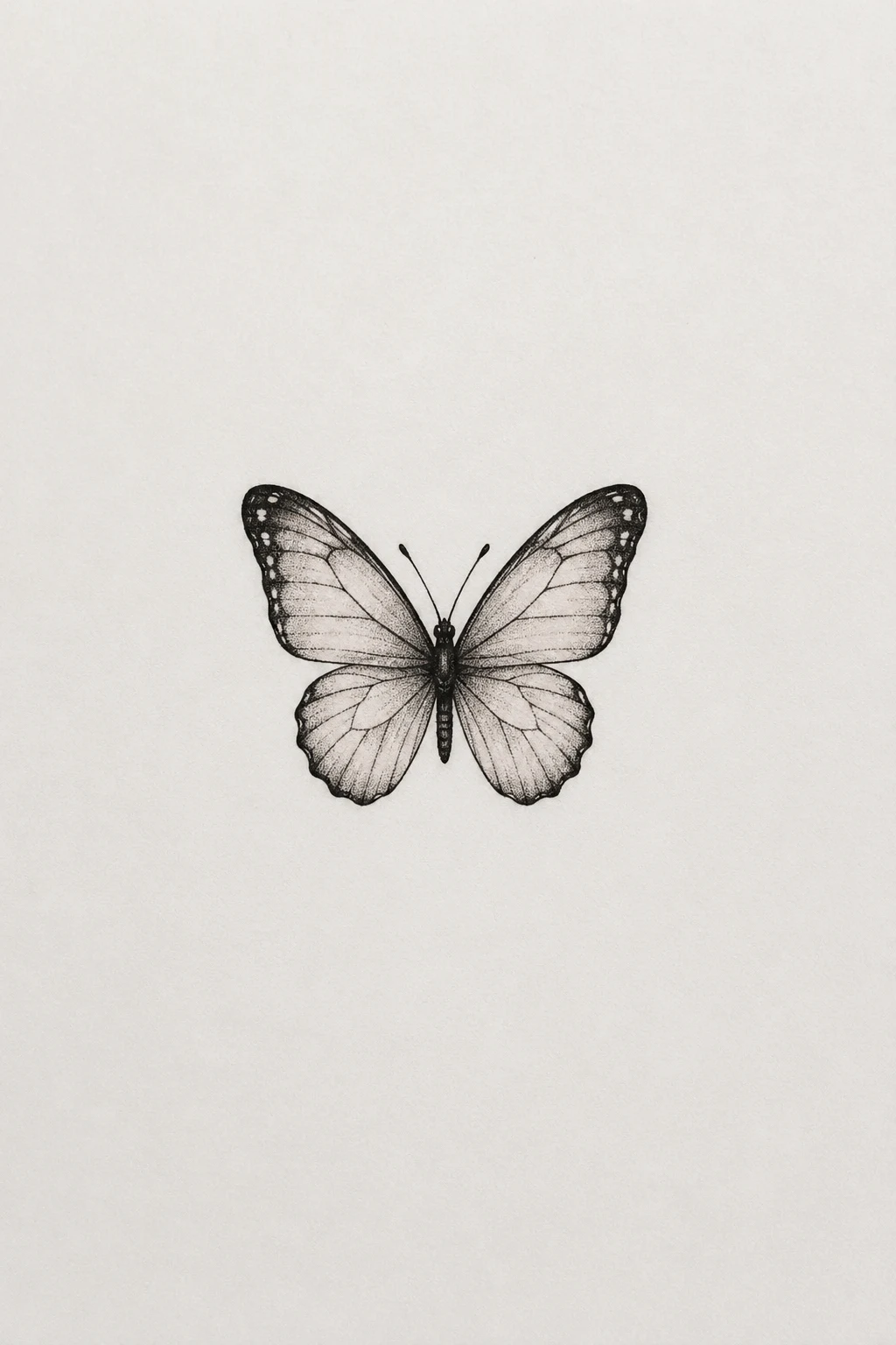 Tiny Butterfly on the Finger — mini butterfly tattoo style outfit