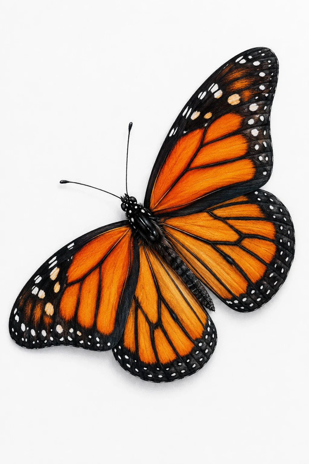 Classic Realistic Monarch Butterfly Tattoo — monarch butterfly tattoo style outfit
