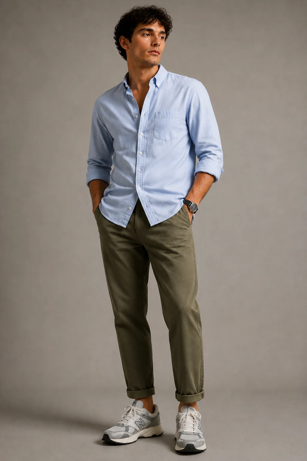 The Oxford Shirt Upgrade — new balance 9060 outfit men summer style outfit, worn by a stylish man