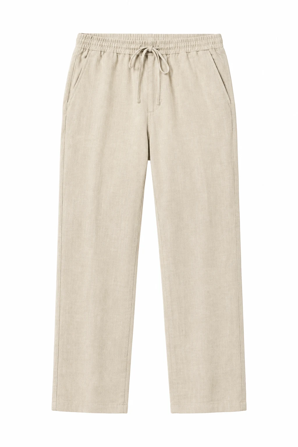 Amazon Essentials Men's Linen-Blend Drawstring Pant, Beige
