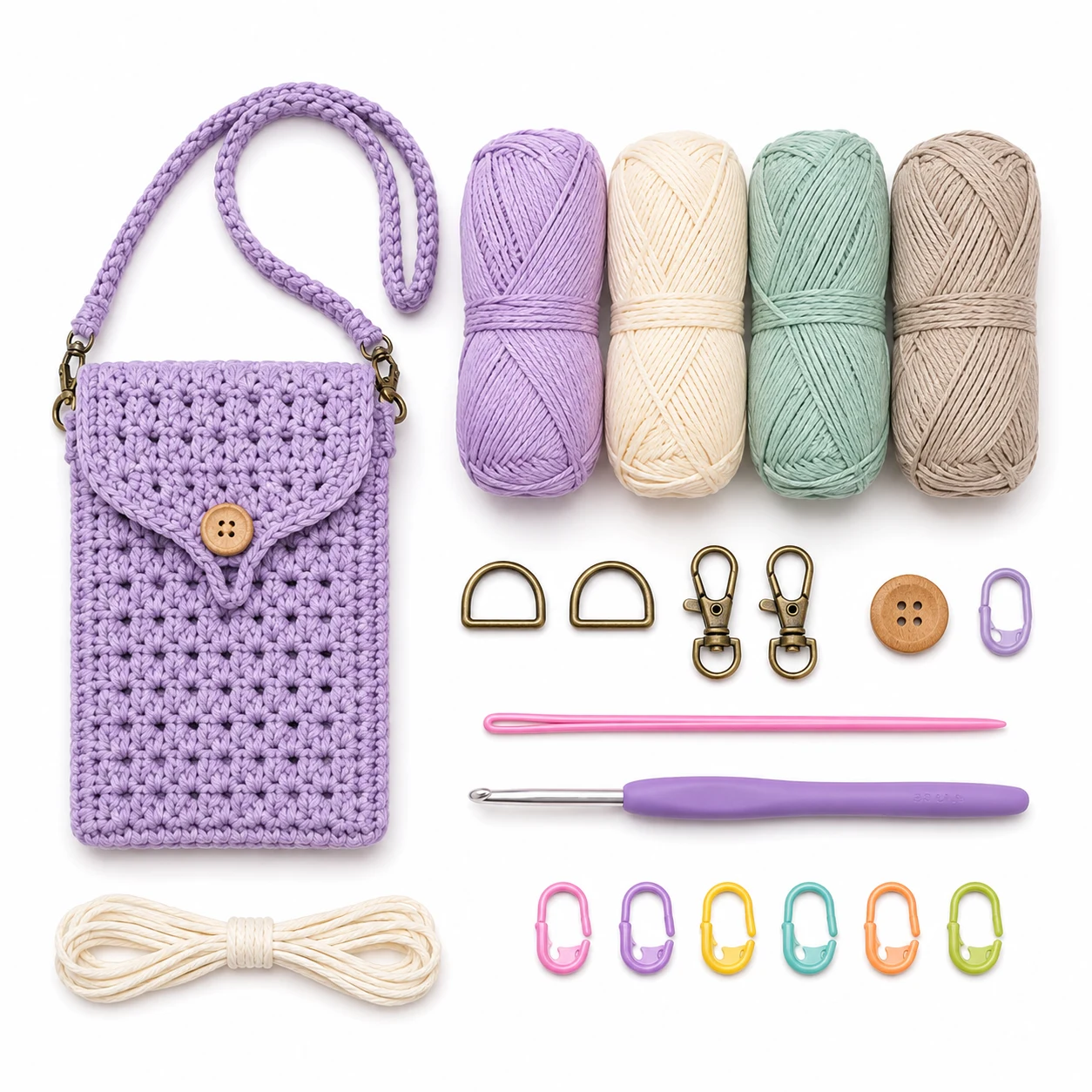 Crochet Phone Pouch Kit