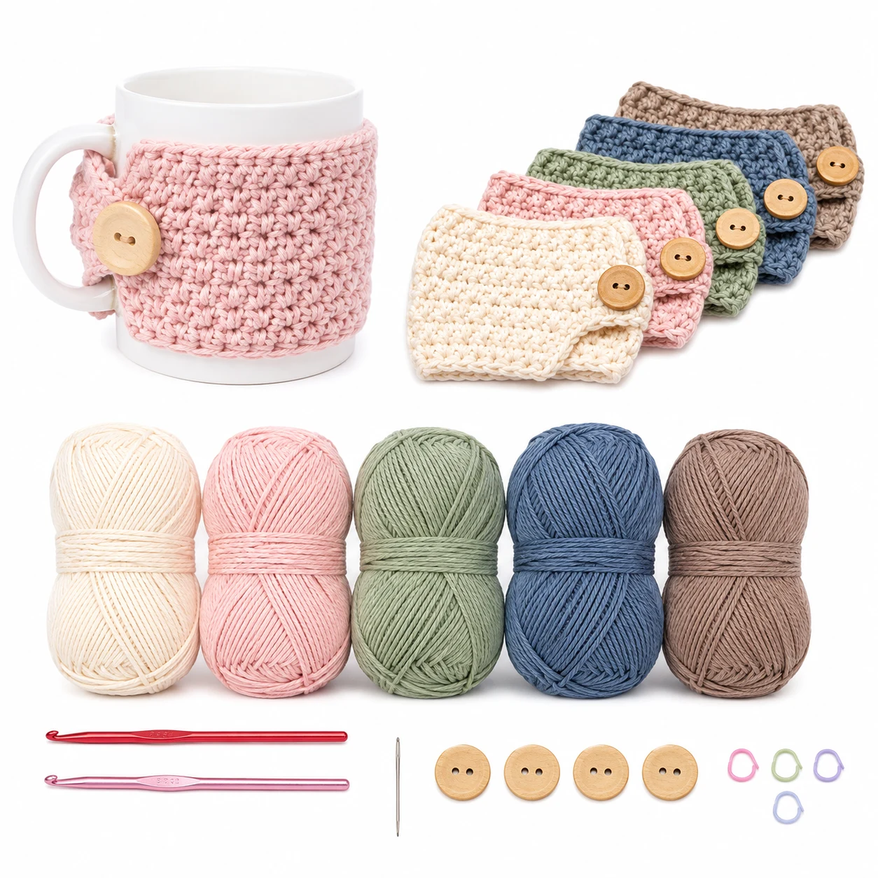 Crochet Mug Cozy Kit
