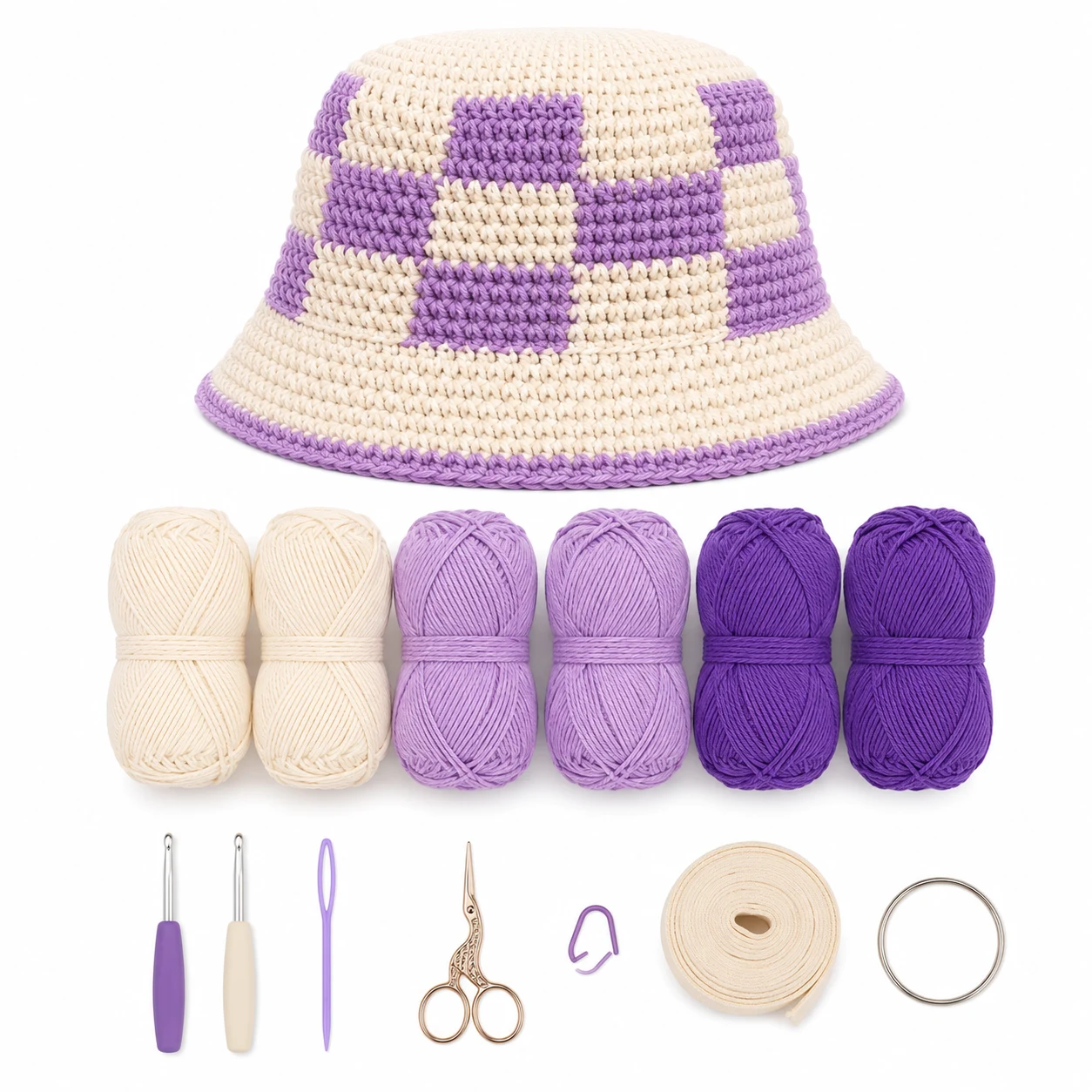 Crochet Bucket Hat Kit
