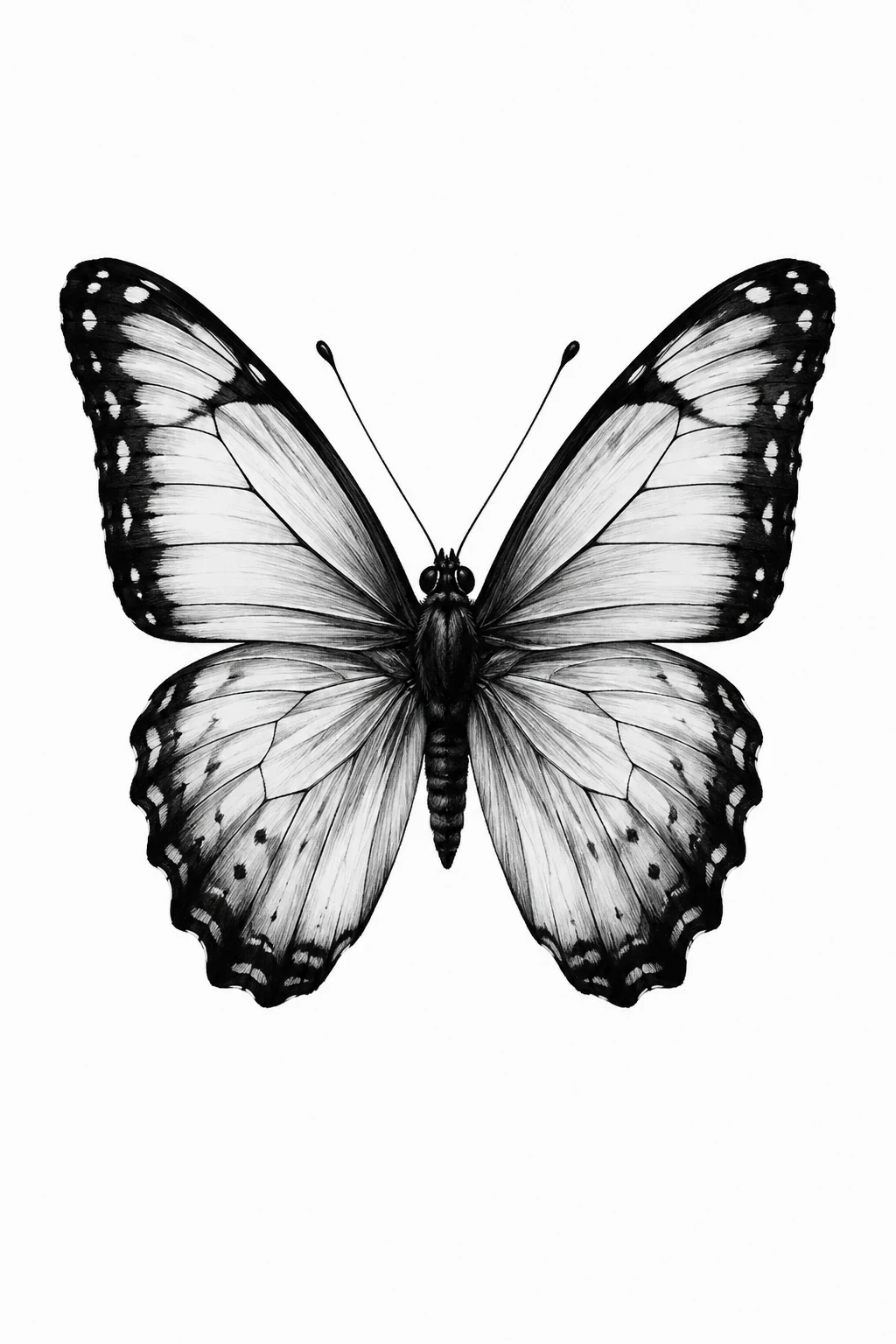 Realistic Butterfly Tattoo Stencil Style — realistic butterfly tattoo style outfit