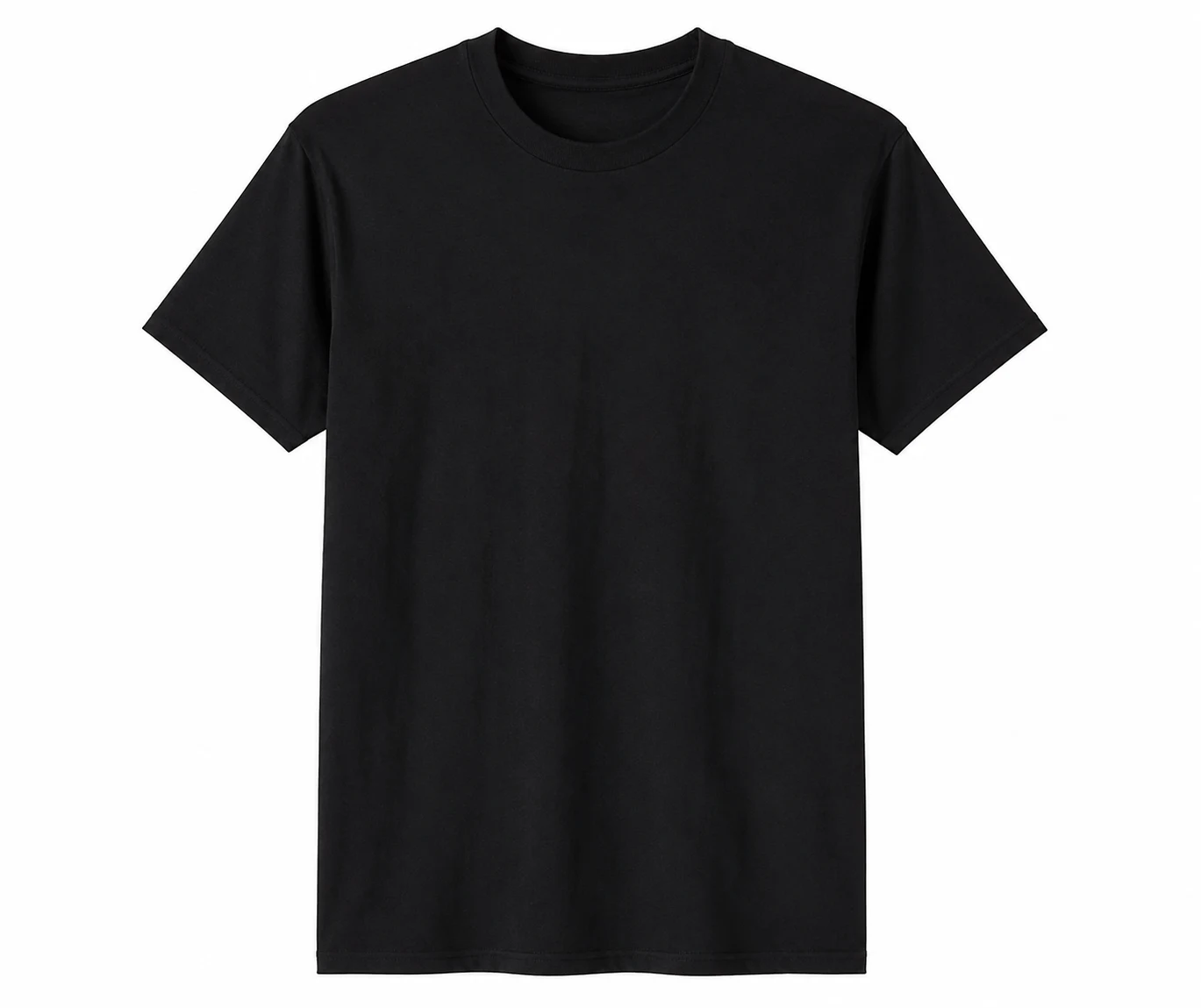 Hanes Men's Essentials Black Crewneck T-Shirt