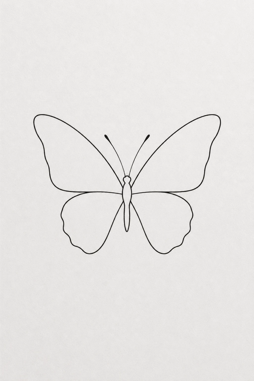 Simple Butterfly Tattoo Outline for Everyday Style — simple butterfly tattoo style outfit