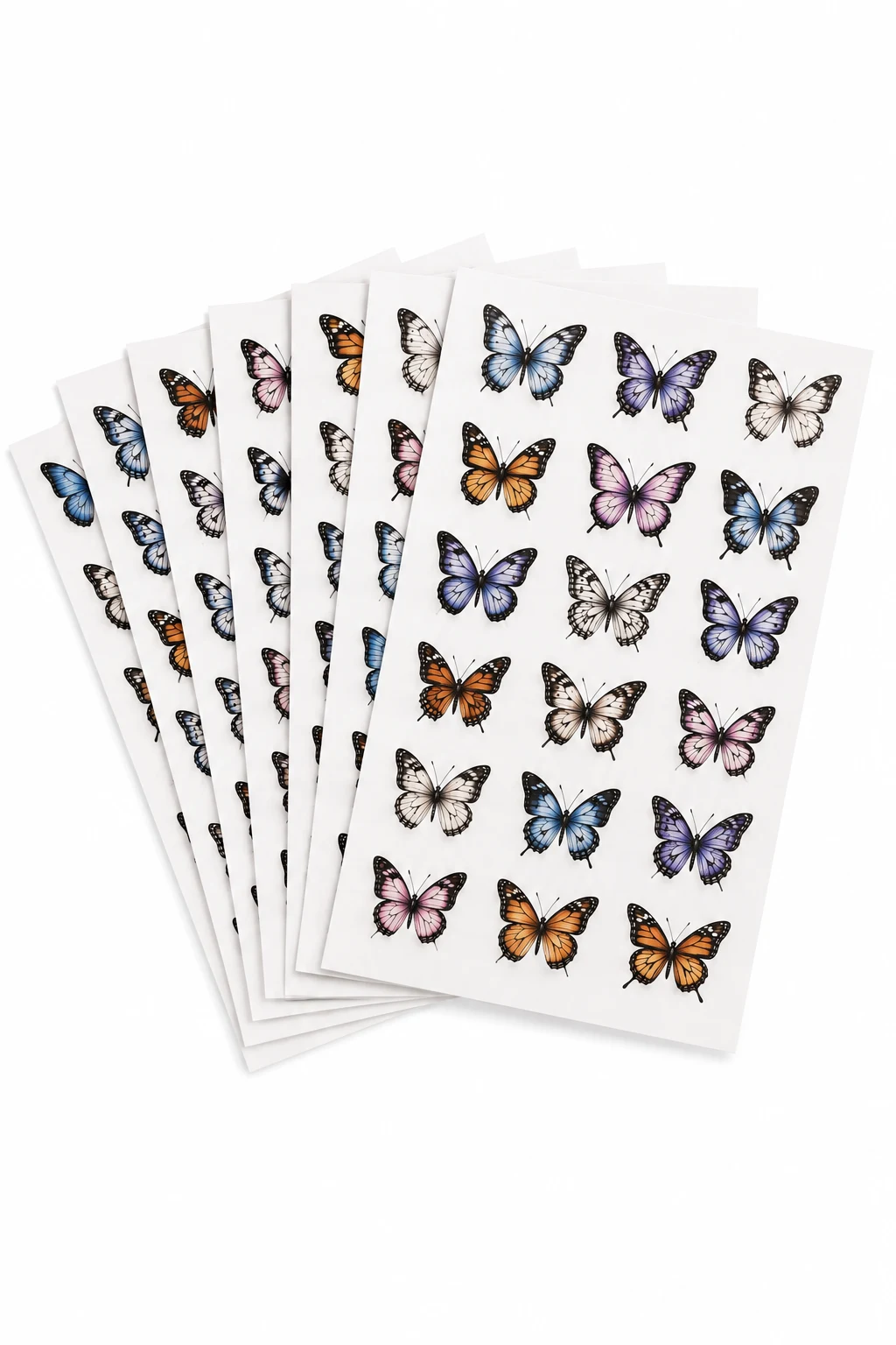 Realistic Small Butterfly Temporary Tattoos Assorted Pack