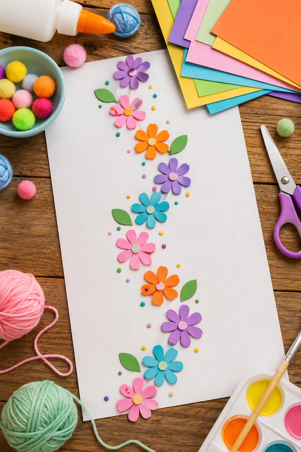 Kids’ Flower Trail — simple mehndi designs front hand easy style outfit