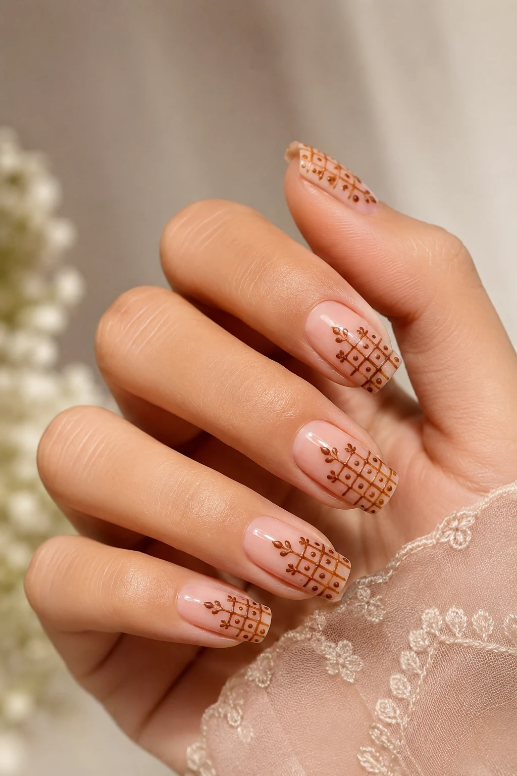 Simple Mehndi Designs Latest Minimal Grid — simple mehndi designs style outfit
