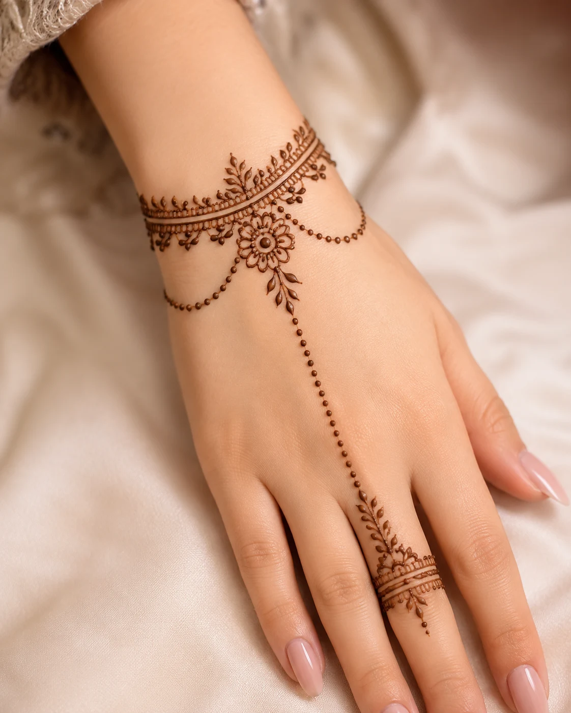 Simple Mehndi Designs Back Hand Bracelet — simple mehndi designs style outfit
