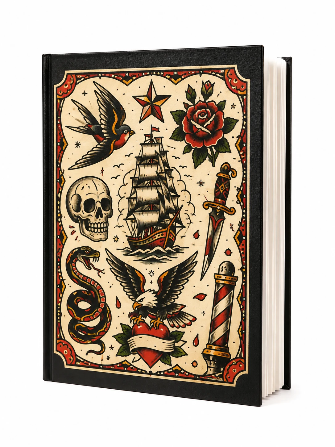American Traditional Tattoo Flash Book