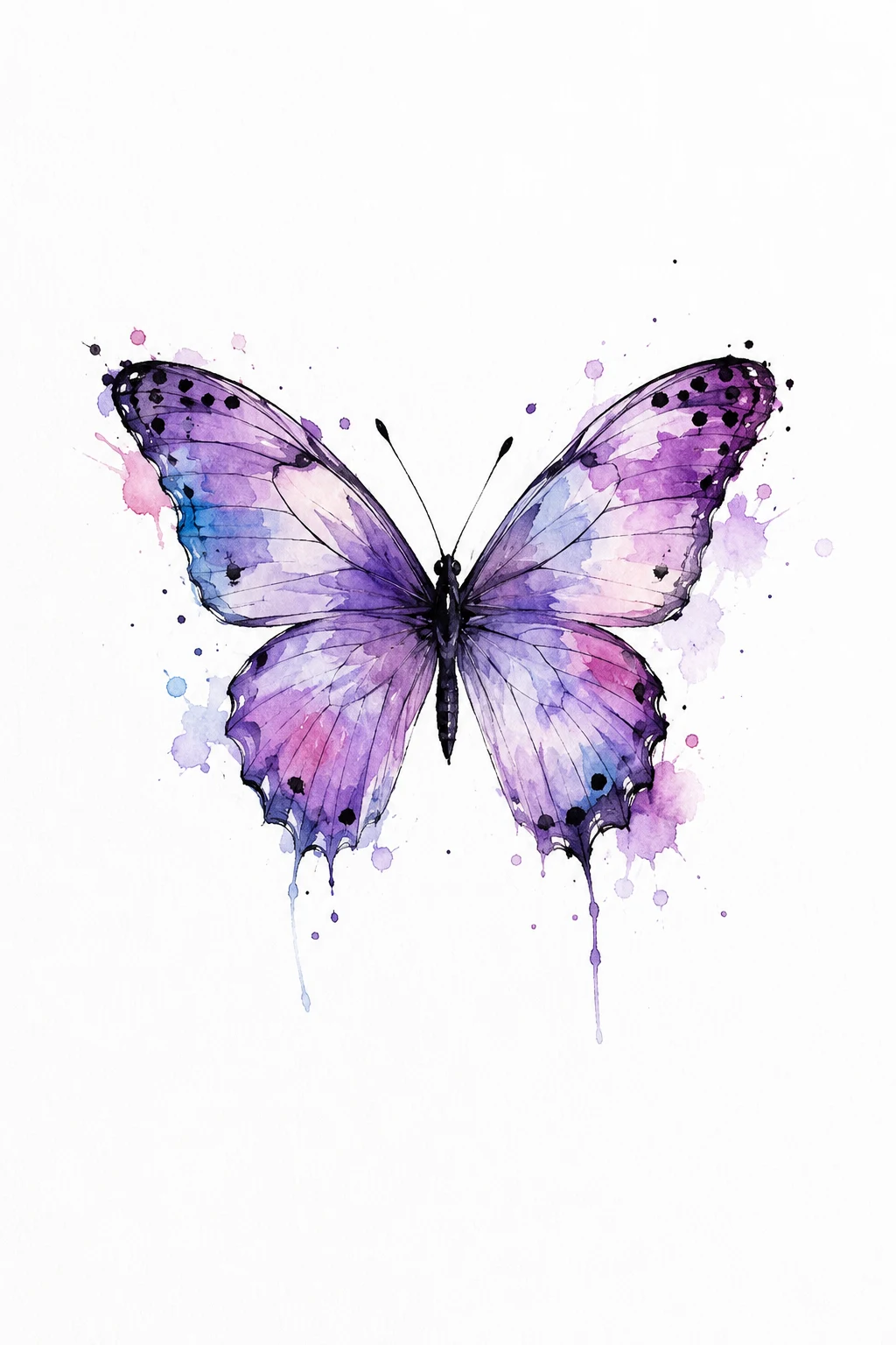 Watercolor Small Butterfly Tattoo — small butterfly tattoo style outfit