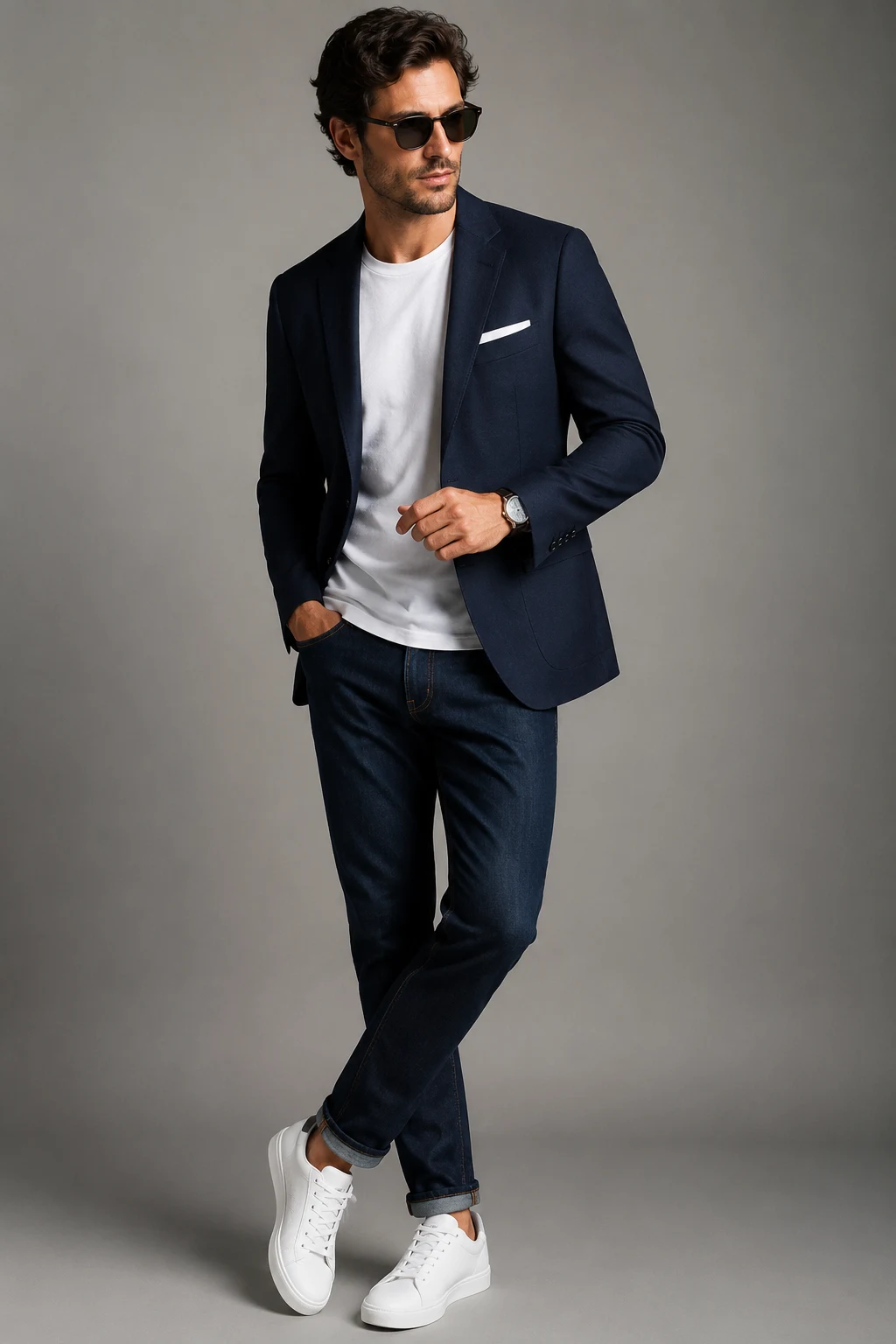 The Sharp Relaxed Blazer That Always Lands — stylish men outfits casual classy style outfit, worn by a stylish man