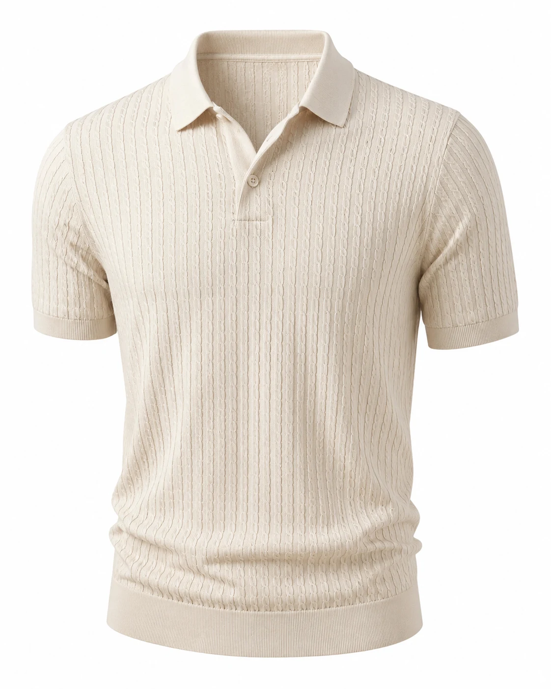 PJ PAUL JONES Men's Knit Polo Shirt