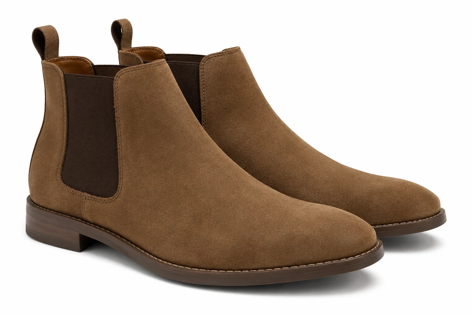 Bruno Marc Men's Suede Chelsea Boots