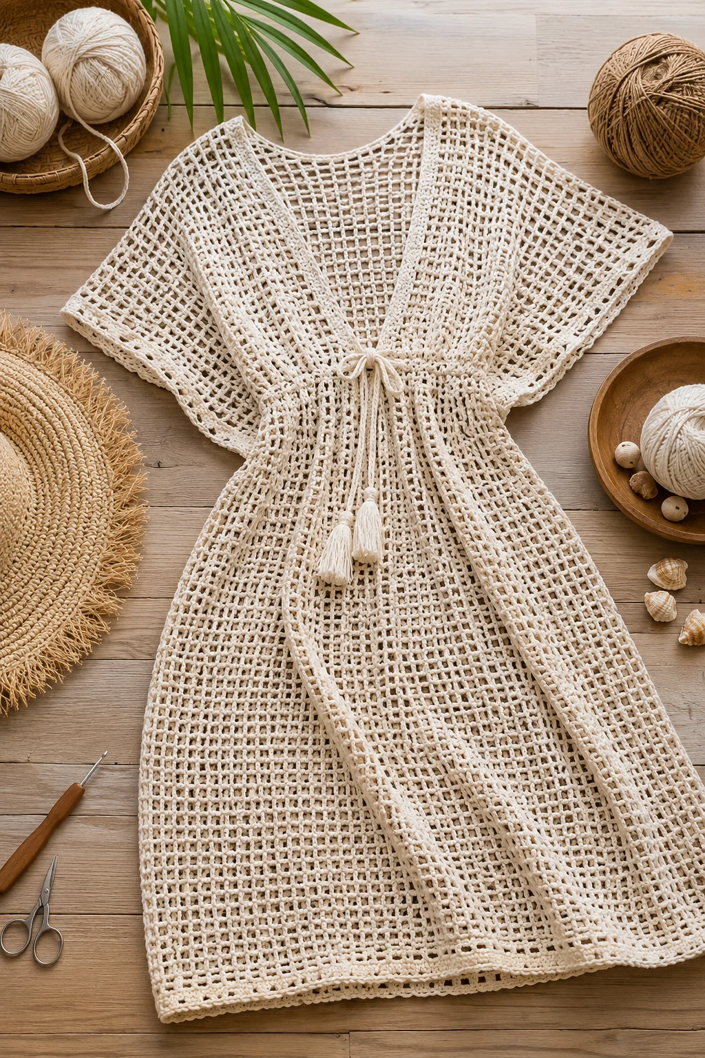 Crochet Beach Cover-Up — Summer Crochet Ideas style outfit