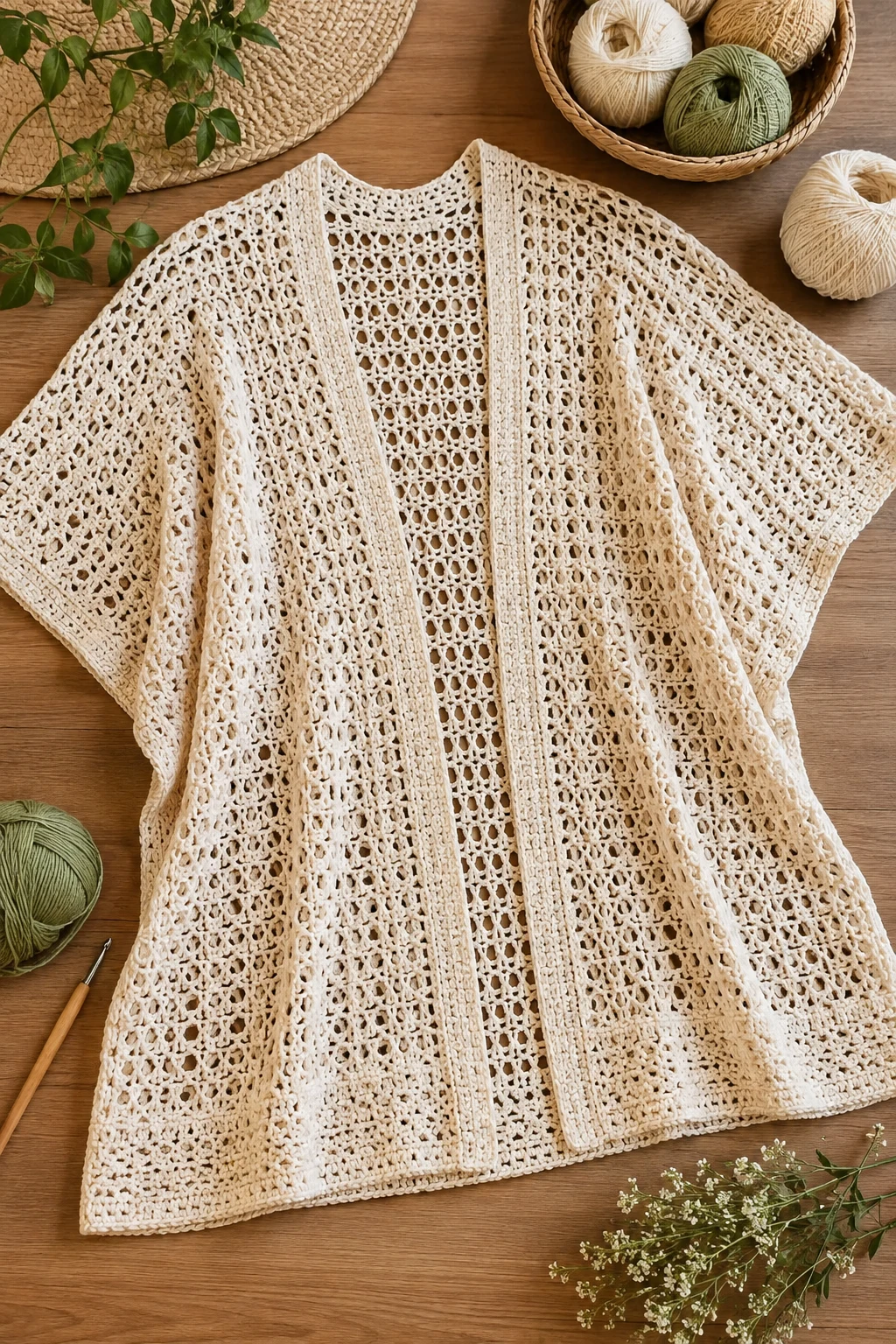 Lightweight Summer Cardigan — Summer Crochet Ideas style outfit