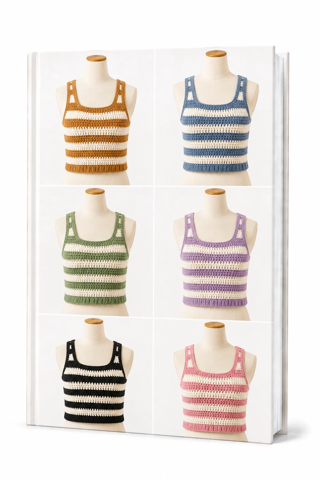 Striped Crochet Tank Top Pattern