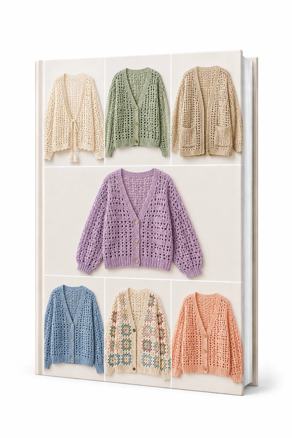 Crochet Cardigans Pattern Book