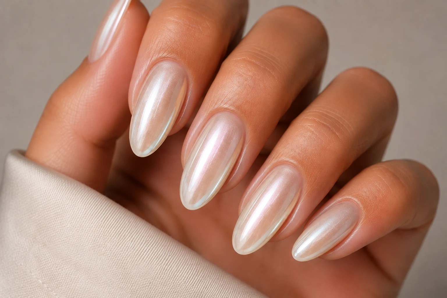 Pearl Glaze — summer nails 2026 trends style outfit