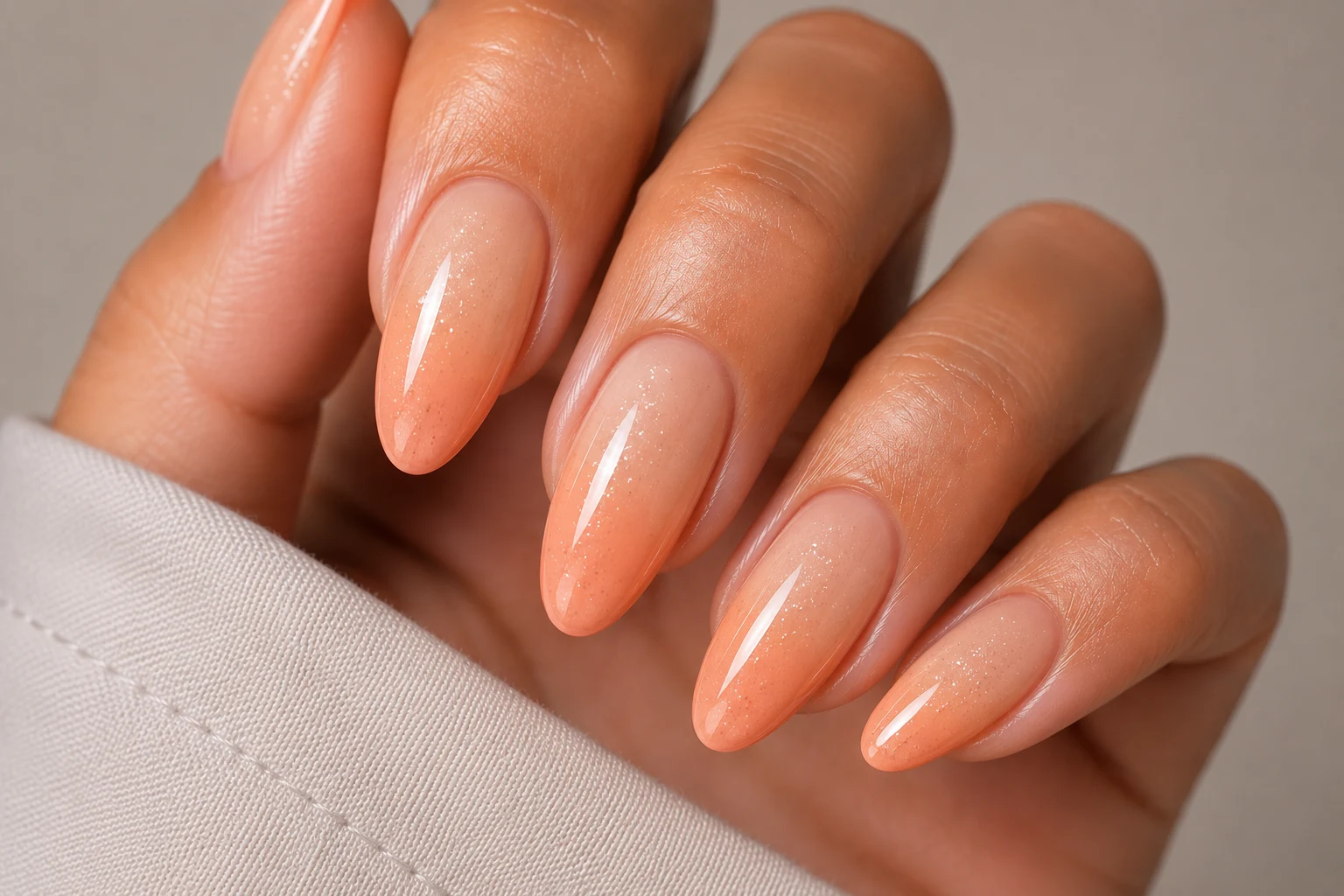 Peach Fizz Nails — summer nails 2026 trends style outfit