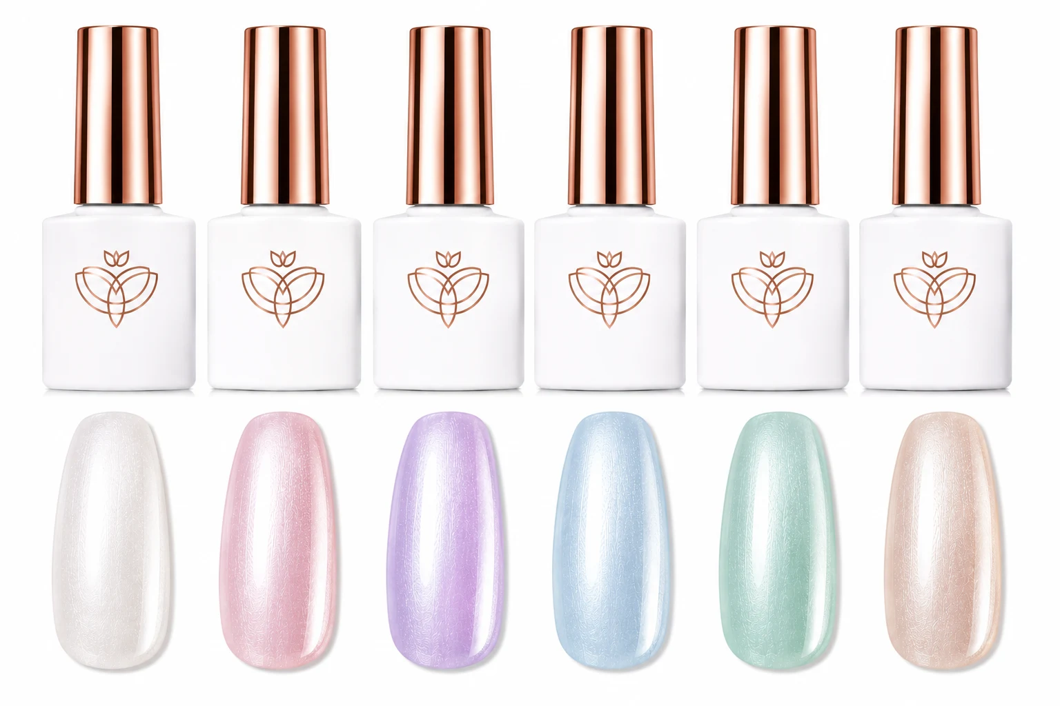 modelones Pearl Legend Gel Nail Polish Set 6 Colors