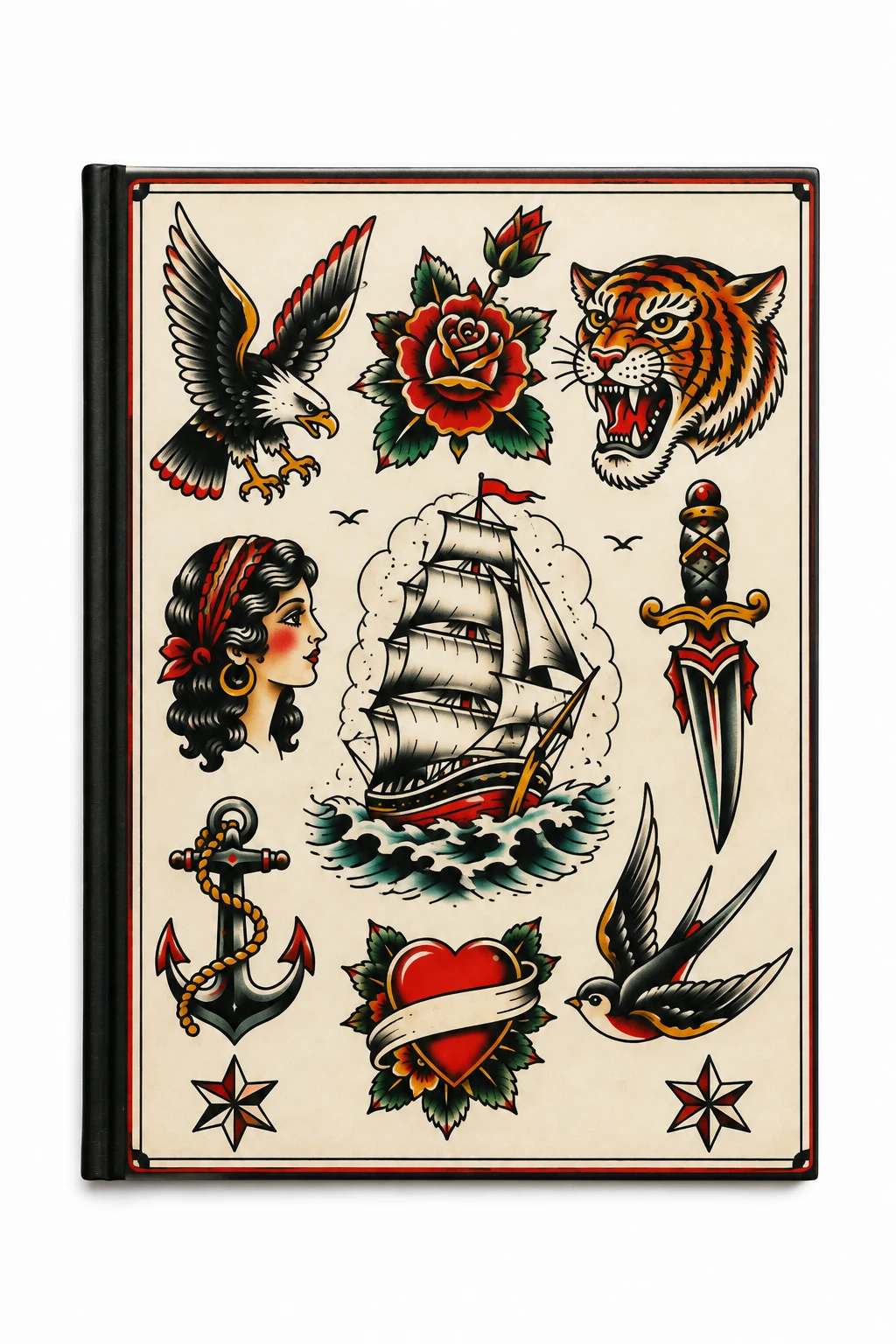 Classic American Tattoos: A Collection of Traditional Tattoo Designs