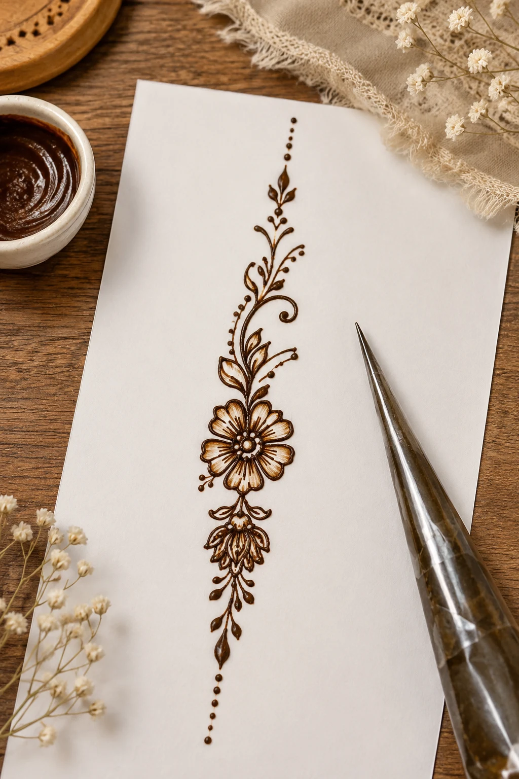 Ring-Finger Accent — very simple mehndi designs style outfit