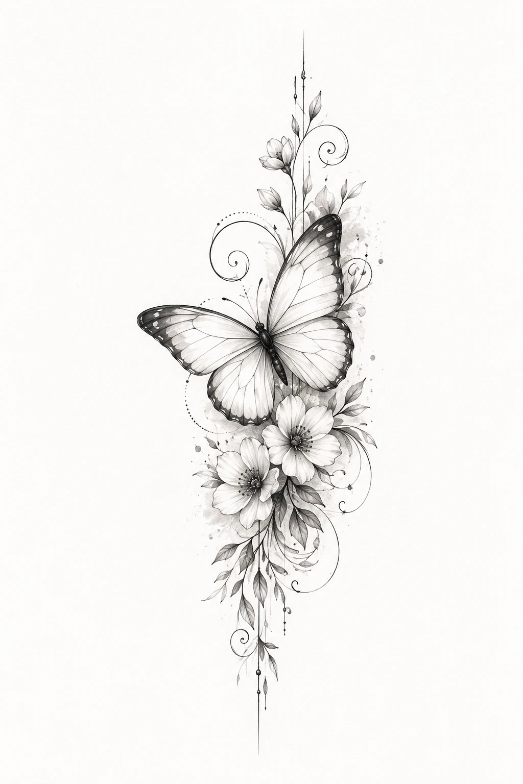 White Butterfly Tattoo With a Name or Date — white butterfly tattoo style outfit