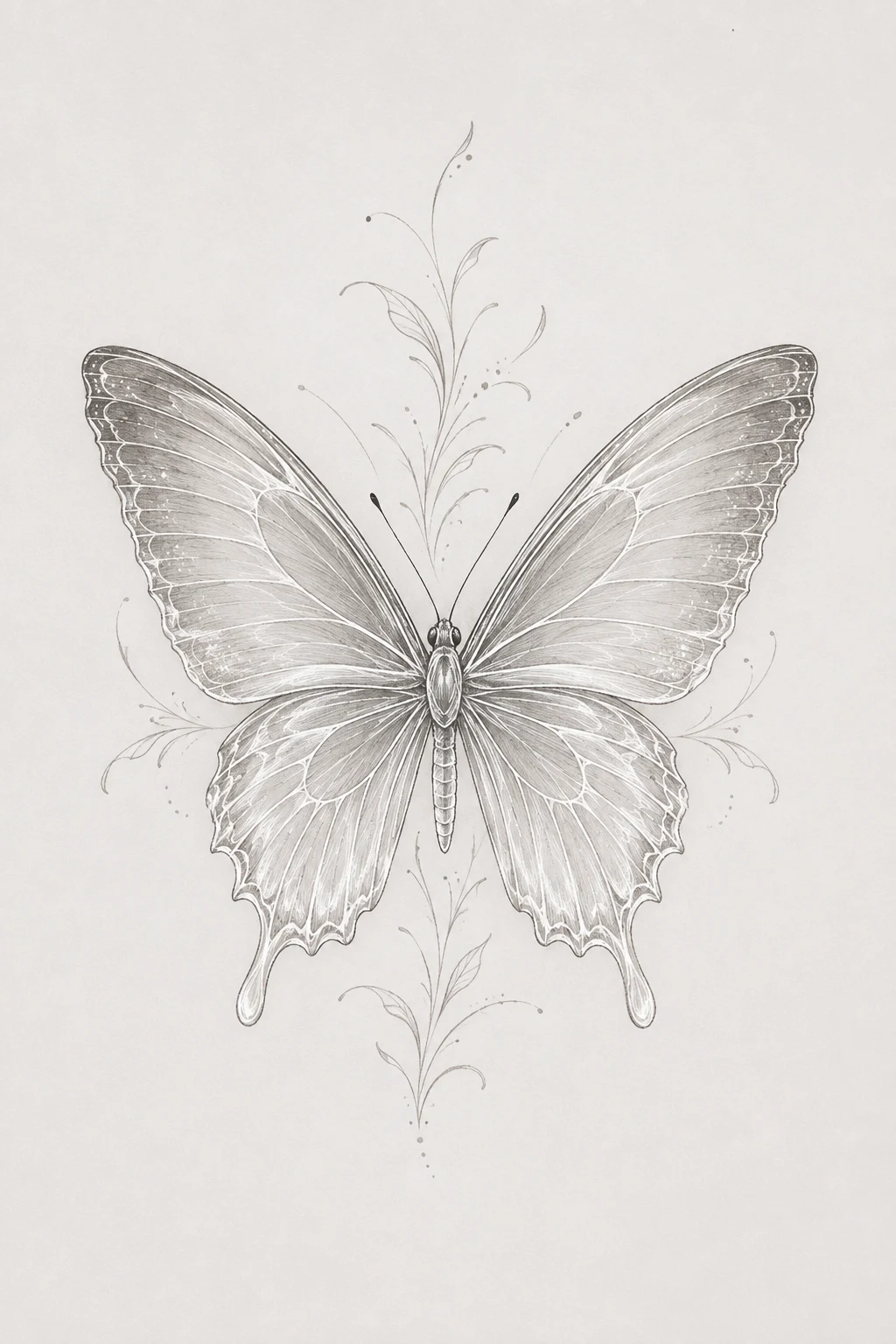 White Butterfly Tattoo on Dark Skin — white butterfly tattoo style outfit
