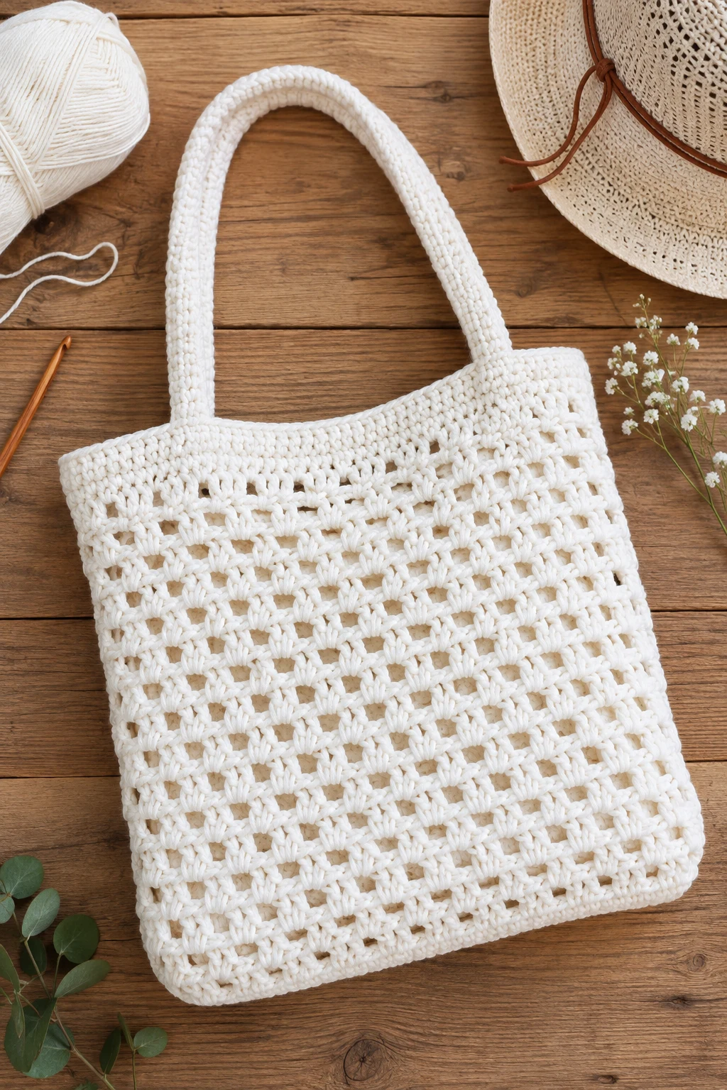 White Crochet Ideas for a Summer Tote — white crochet ideas style outfit