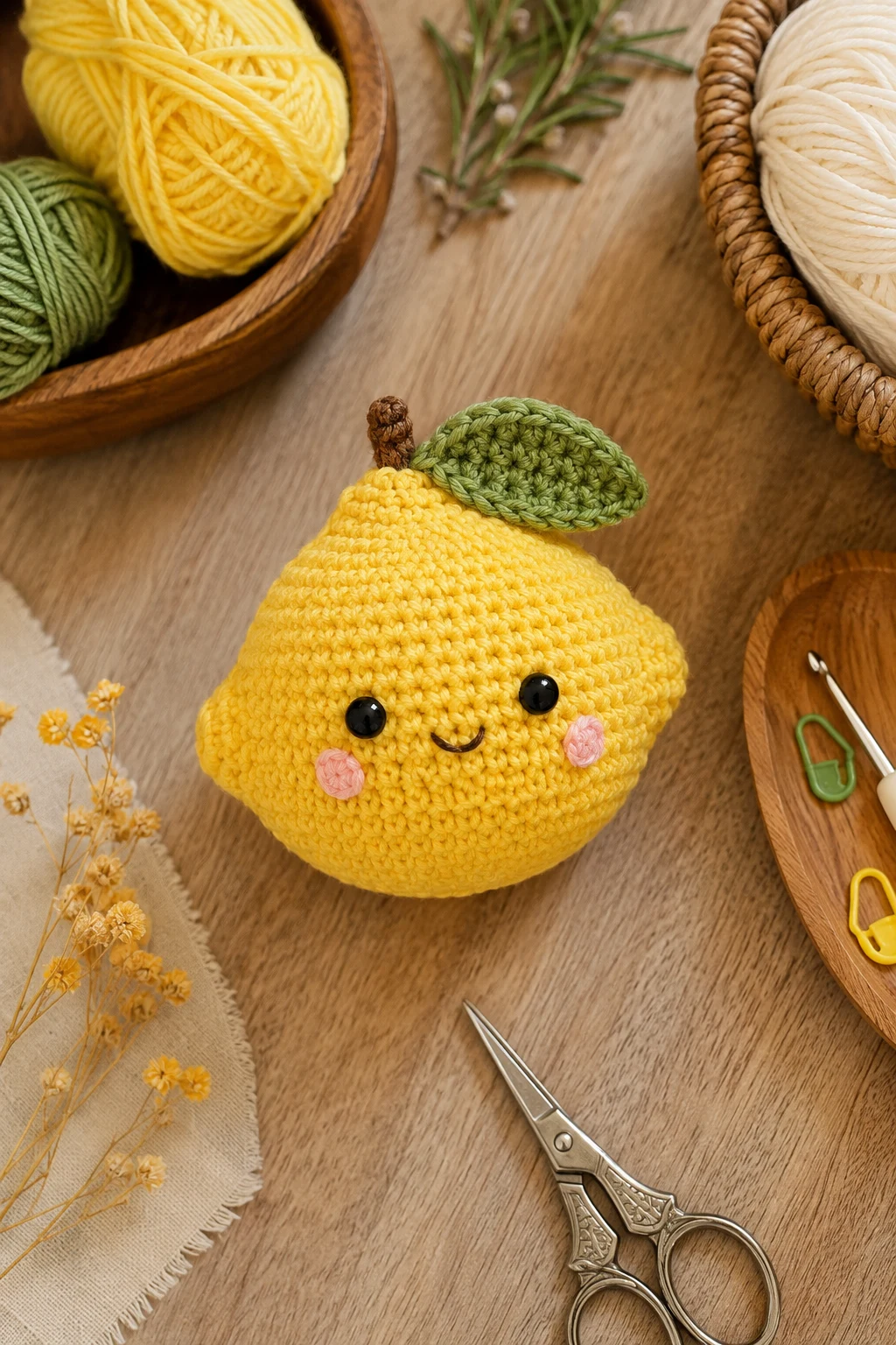 Lemon Amigurumi — yellow yarn crochet ideas style outfit